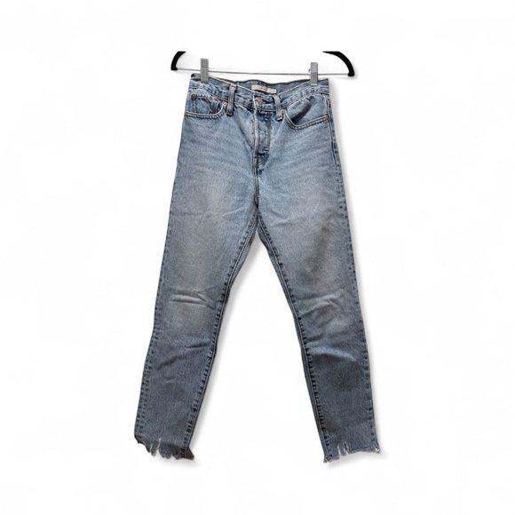 Levi's Denim - Levi’s Wedgie Fit Jeans 100% Cotton High Rise Frayed Hem Vintage Wash | Size 24